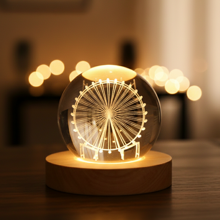 Boule de Cristal Lumineuse GLOWZY™