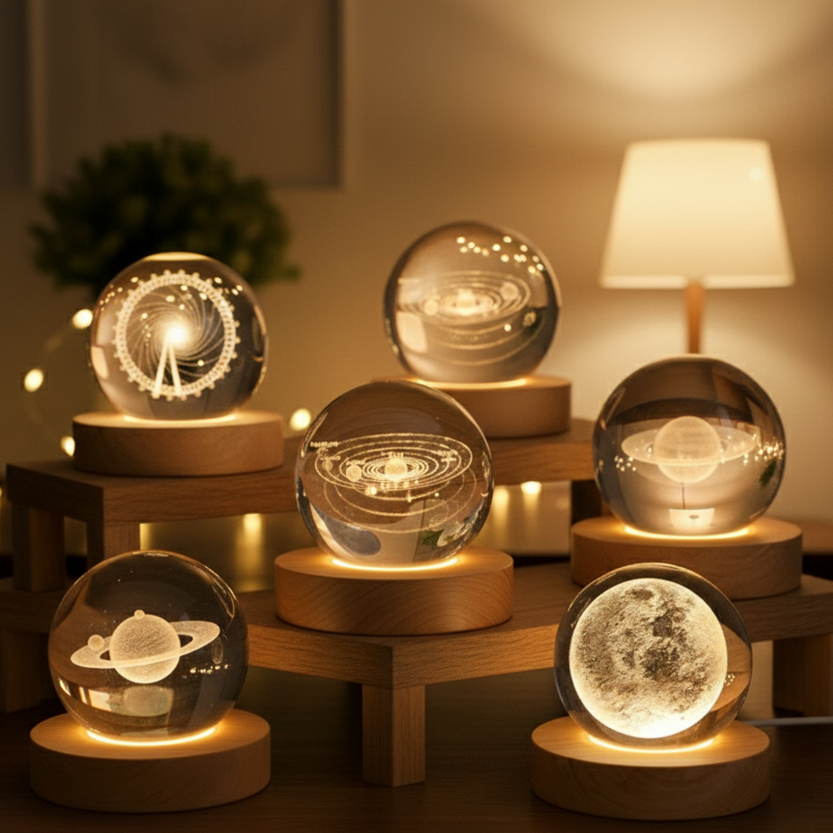 Boule de Cristal Lumineuse GLOWZY™